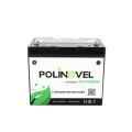 Polinovel Hot Sell Перезаряжаемая литий 12V Li Ion LifePo4 100ah Солнечный кемпинг батарея прицепа